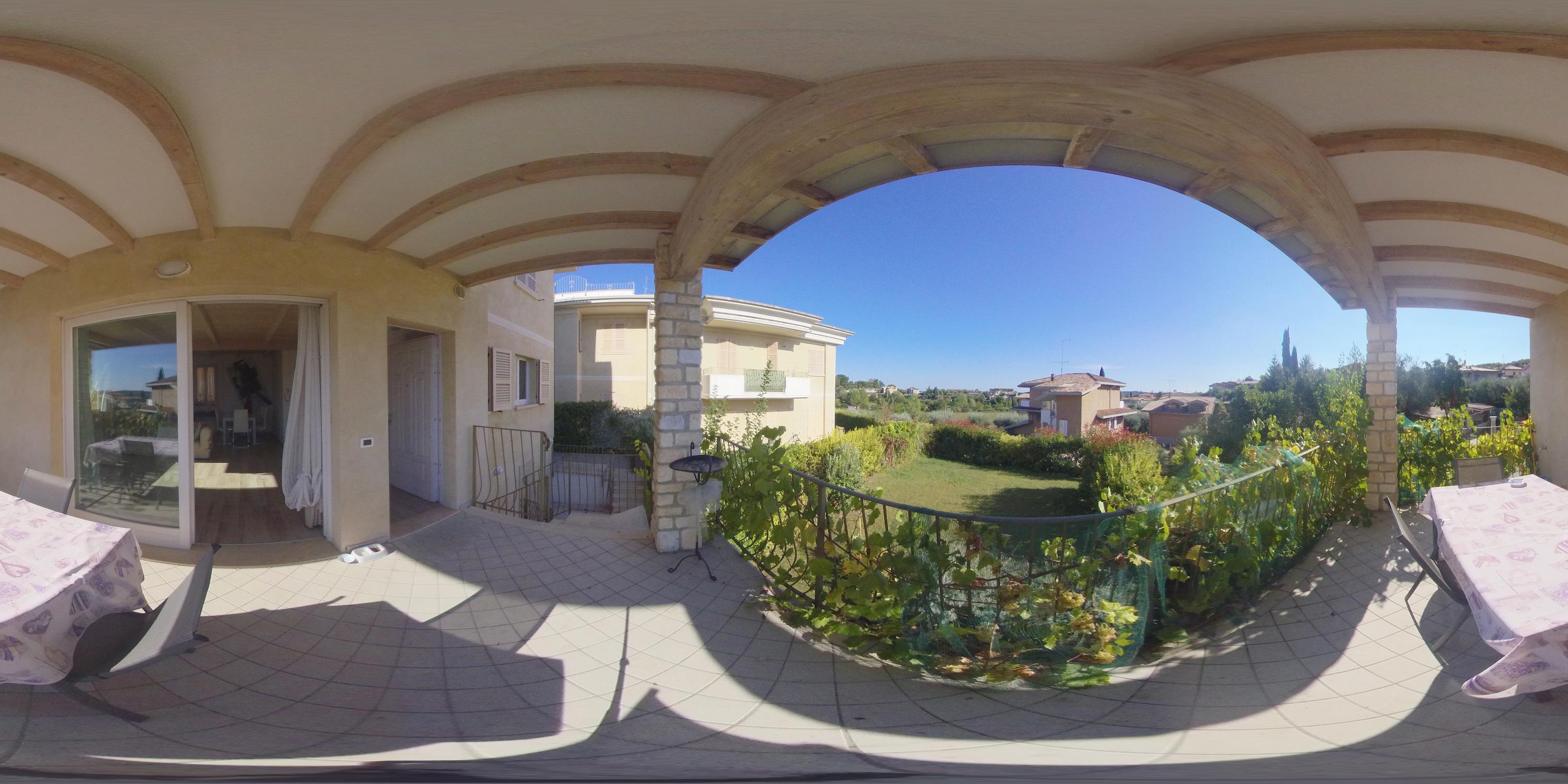 Terrazza 360° villa bifamiliare vendita Padenghe
