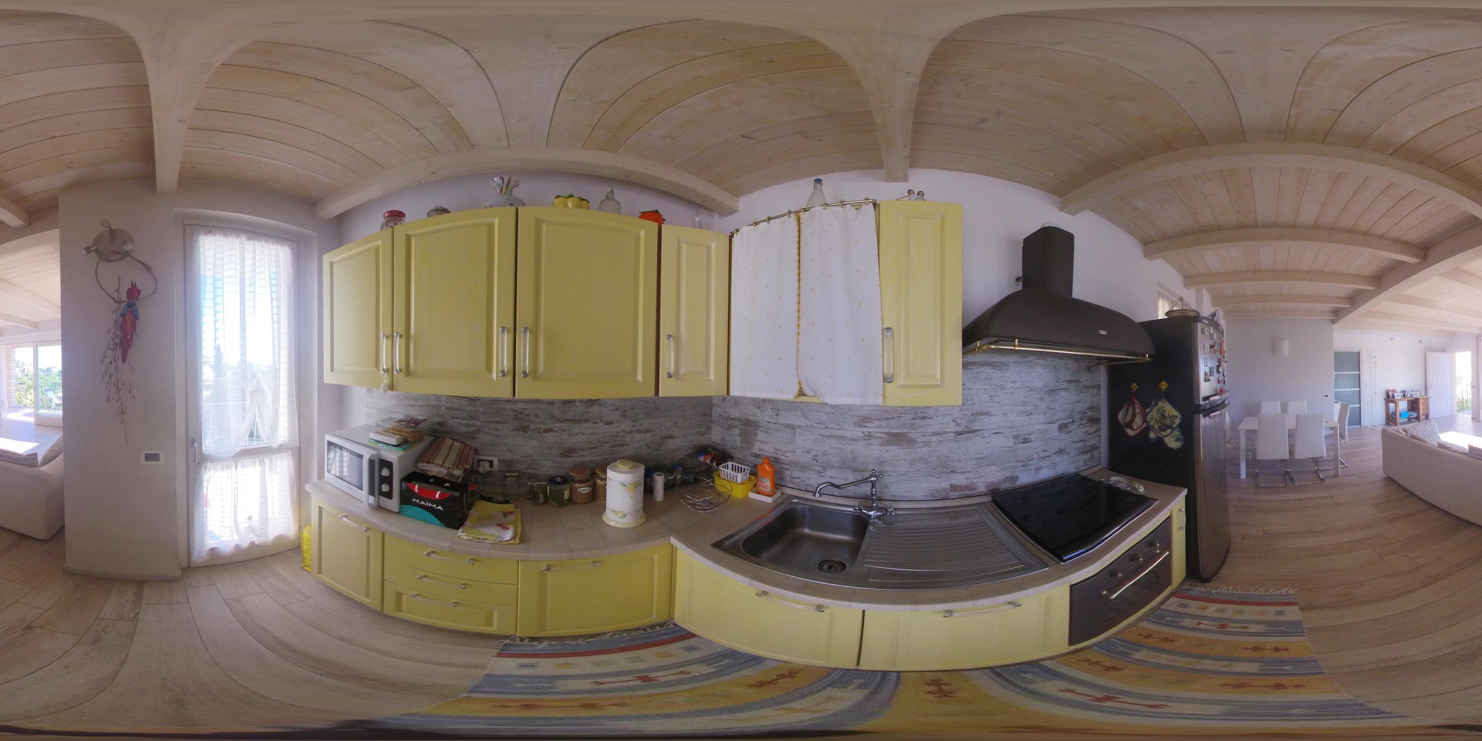 Cucina 360° villa bifamiliare vendita Padenghe